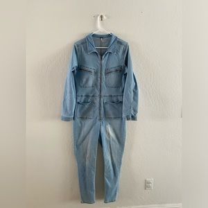 Free People | Blue Jean Jumpsuit
